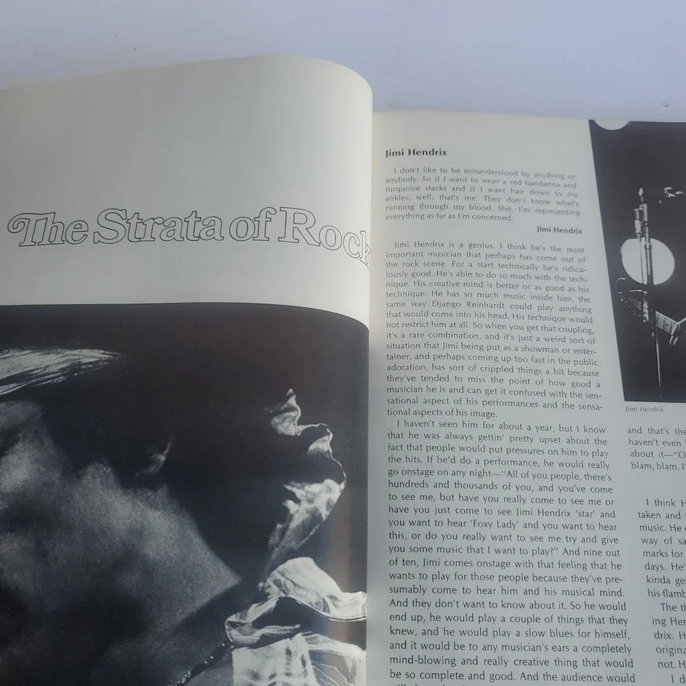 Rare Rock A World Bold as Love Douglas Kent‎ Hall Sue Clark HC1970 Hendrix cover